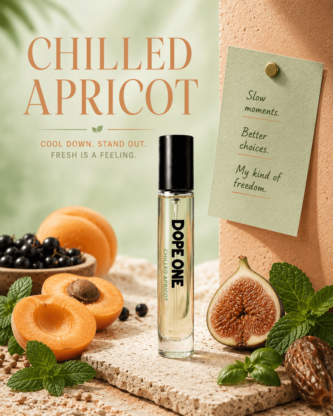 CHILLED APRICOT 15ml with its raw materials