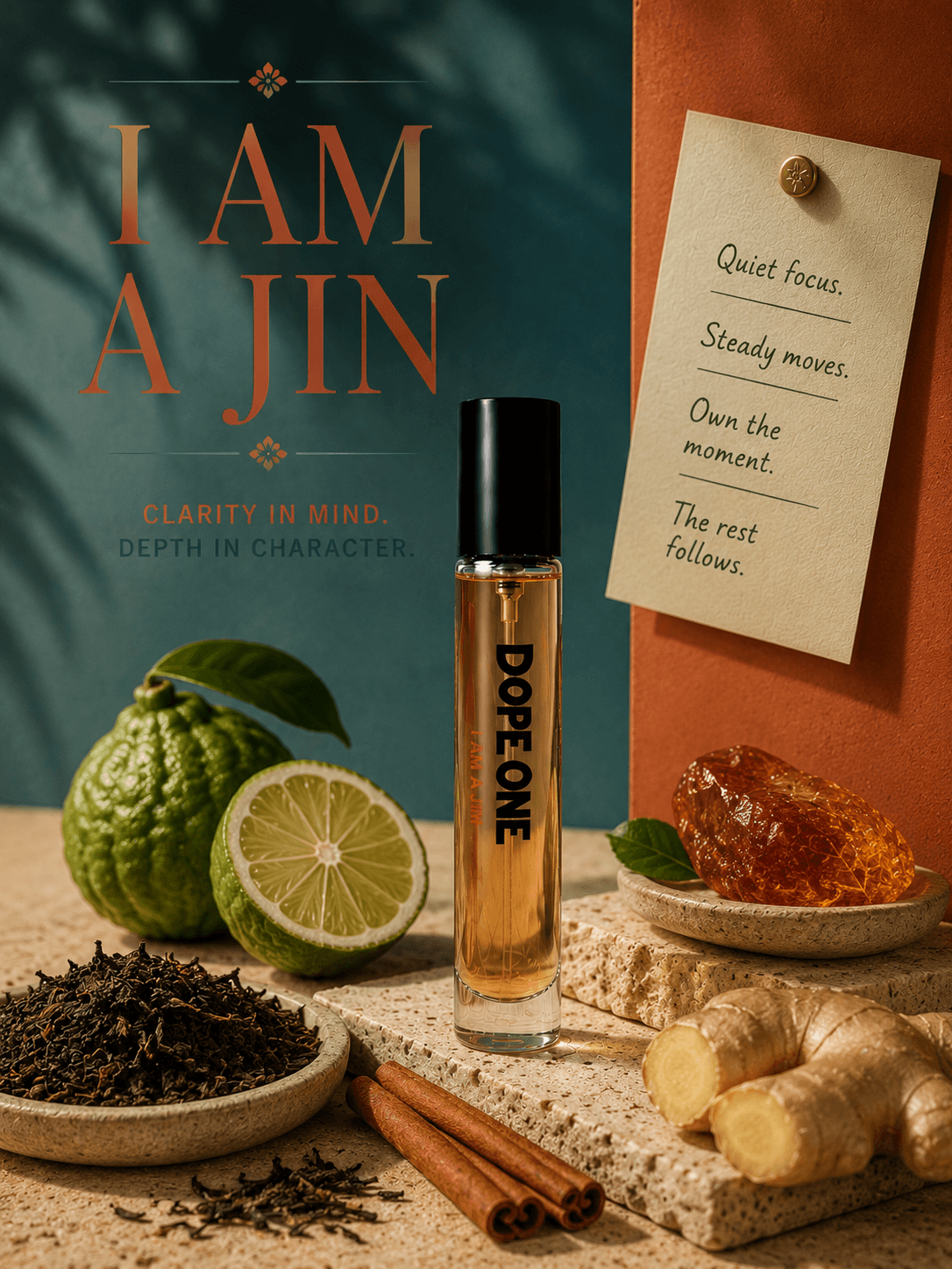 I AM A JIN 15ml with its raw materials